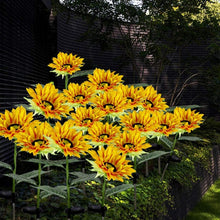 Garden Solar Sunflower Outdoor LED Light Inserted Ground Simulation Plant (4 Pcs Set) - justgrabit.in | Just Grab It