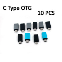 OTG Type C & USB to Micro USB Adapter for Android Mobile Smart Phones & Tablets With Zip Pouch (Pack of 20) - Justgrabit Inc.