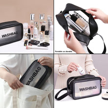 Medium Zippered Cosmetic Pouch, Toiletry Bag for Cosmetics (1 Pc) - justgrabit.in | Just Grab It