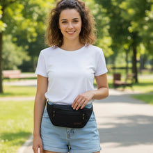Classic Black Sports Waist Bag (1 Pc) - justgrabit.in | Just Grab It