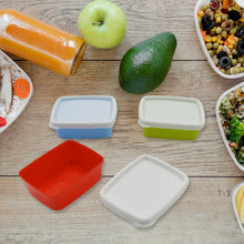 3 - Piece Multicolor Airtight Container Set – Rectangular Food & Fridge Storage - Justgrabit Inc.