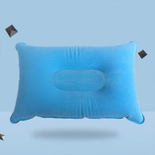 Comfortable Inflating Travel Pillow (34×21 Cm / 1 Pc / Mix Color) - justgrabit.in | Just Grab It