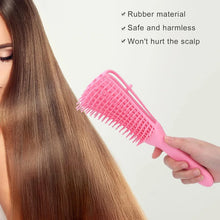 Flexible Detangling Hair Brush - (1 Pc) - justgrabit.in | Just Grab It