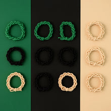 Braided Elastic Hair Bands Set (12 Pc) - justgrabit.in | Just Grab It