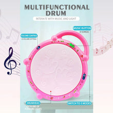 Flash Drum Toy – Colorful Musical Drum with Light Effects, Best Gift for Kids - Justgrabit Inc.