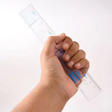 Multifunctional Transparent Plastic Geometry Ruler (1 Pc) - Justgrabit Inc.