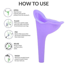 Stand And Pee Reusable Portable Urinal Funnel For Women - Justgrabit Inc.