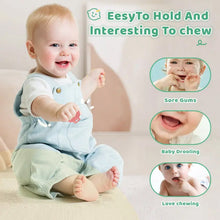 Silicone Baby Teether Pack of 1 (Mix Design & Color) - justgrabit.in | Just Grab It