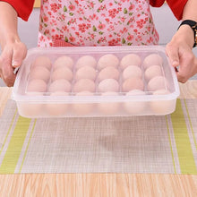 Plastic Egg 24 Grid Storage Container Holder for Refrigerator Egg Tray Holds 24 Eggs (1 Pc) - Justgrabit Inc.