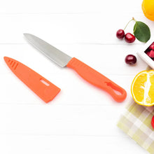 Stainless Steel Knife For Kitchen Use, Knife Set, Knife & Non - Slip Handle With Blade Cover Knife, Fruit, Vegetable,Knife Set (1 Pc) - justgrabit.in | Just Grab It