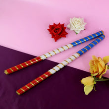 Traditional Decorative Dandiya Sticks Pair for Navratri, Garba (2 Pc) - justgrabit.in | Just Grab It