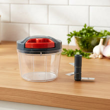 Compact Manual Hand - Press Vegetable Chopper (1 Pc) - justgrabit.in | Just Grab It