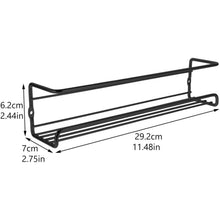 Spice Bottle Storage Rack Hanging Spice Rack Hanging Spice Rack Seasoning Holder Metal Storage Hanging Rack (1 Pc) - Justgrabit Inc.