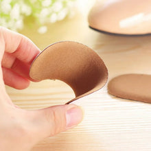 Fabric Sticky Shoe Back Heel Insoles Protector Liner Pads (1 Pair) - justgrabit.in | Just Grab It