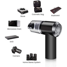 2 in 1 Wireless Vacuum Cleaner – 120W Handheld USB Rechargeable for Home & Car (1 Pc) - Justgrabit Inc.