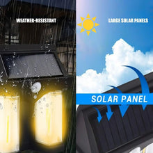 Outdoor Solar Wall Lamp Outdoor Waterproof High Quality Lamp Induction Garden Lamp Garden Villa Night Lamp Double Lamp Light (1 Pc) - Justgrabit Inc.