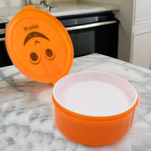 Smily Plastic lunch box, Small Box With 2in1 Spoon pack of 1 - justgrabit.in | Just Grab It