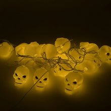 Halloween Decoration Outdoor Indoor Skeleton Head Skulls String Light Set Blow Mold, Decoration Lights Fairy Lights Led Garlands Halloween Decor Garland Decor Wreath Pumpkin - Justgrabit Inc.