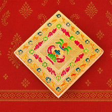 Handicraft Wood Chowki for Pooja , Wooden Bajot (1 Pc / Mix Descign & Color) - justgrabit.in | Just Grab It