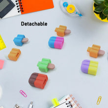 Ice cream Shape Eraser for Girls & Boys 3D Eraser for School B'Day Return Gift Ice Cream Theme Shape Erasers Pencils Set for Kids Educational Stationary kit, School Supplies (1 Set 4 Pc) - Justgrabit Inc.