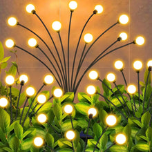 Solar Firefly Lights for Garden Decor (2 Pc, 12 LED Warm) - Justgrabit Inc.