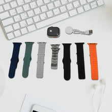 7 in 1 Ultra Smart watch Combo with Seven Classic Straps & Transparent Screen Guard (1 Set / Mix Color) - justgrabit.in | Just Grab It