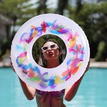Swim Ring, For children, Conveniently Portable, Feathers, Swimming Ring, For Water Play, For Beaches, Swimming, Summer Vacation (1 Pc) - Justgrabit Inc.