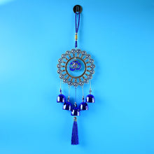 Decorative OM Evil Eye Wind Chime Wall Hanging (Mix Desin & 1 Pc) - justgrabit.in | Just Grab It