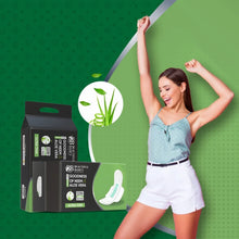 Sanitary Pads for Women With Goodness of Neem & Aloe Vera | Ultra Thin | Leakage Protection | PH Balance | With Antibacterial Anion Chip | 5X More Absorbance (320 mm / 32 Pads) - Justgrabit Inc.