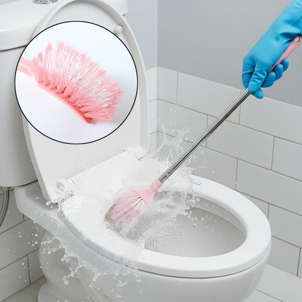 Long Handle Toilet Cleaning Brush (1 Pc) - justgrabit.in | Just Grab It