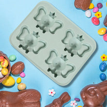 Silicone Cartoon Shape 4 Grid Ice Cube Tray Ice Cube Molds Trays Small Cubes Tray For Fridge, Flexible Silicon Ice Tray (1 pc) - Justgrabit Inc.