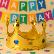 Royal Crown with Colored Gems (1 Pc / Mix Color) - justgrabit.in | Just Grab It