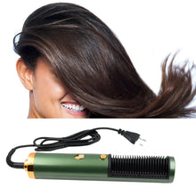 Hair Straightener Comb, Anti Scald Hot Comb Negative Ion Hair Straightener Brush Straightener 3 Gear Constant Temperature for Quick and Professional Hair Salon at Home (1200w), Hair accessories - Justgrabit Inc.
