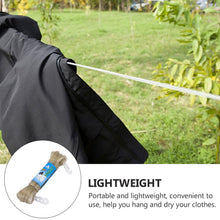 Clothesline Portable Travel Clothesline Adjustable with 2 Plastic Hooks (10 M Approx / 1 Pc) - justgrabit.in | Just Grab It