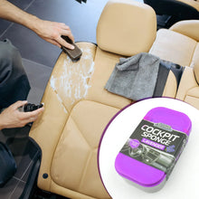 Cockpit Sponge - Polishing Sponge Cleaning Sponge Foam Perfect for Car Polish, Dust Cleaner Car Accessories for Women Men Car Cleaning Supplies Auto Detailing Tools, Sponge Perfect for Car Polish, Paint Care, Washing (1 Pc) - Justgrabit Inc.