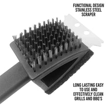 Black 2 Side Use Brush Scarp Cleaning Brush & Wire Brush for Garage Use - Justgrabit Inc.
