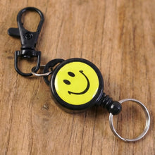 Smiley Face Retractable Keychain (1 Pc) - justgrabit.in | Just Grab It