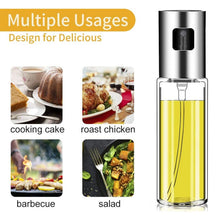 Oil Sprayer Dispenser Glass Bottle for Cooking & Multi - Use - justgrabit.in | Just Grab It