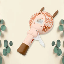 Portable Small Fan Handheld, Mini Student Handheld Dormitory Class Personal Fan Without Battery & USB Cable Operated Manual Hand Press Fan (1 Pc) - Justgrabit Inc.