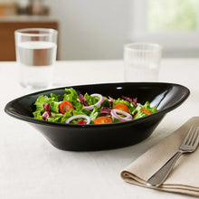Plastic Marin Serving Bowl – Elegant Oval Deep Bowl (1 Pc / Balck) - justgrabit.in | Just Grab It