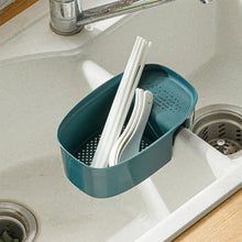 Kitchen Dish Drainer and Drying Rack Sink Basket for Washing Bowls Utensils Vegetables Fruits Storage Organiser - Justgrabit Inc.