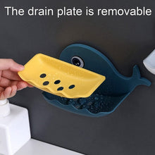 Fish Shape Wall - Mounted Double Layer Soap Holder for Bathroom & Kitchen - justgrabit.in | Just Grab It