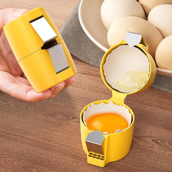 Egg Shell Opener Egg Cracker Tool for Raw Eggs Handheld (1 Pc) - justgrabit.in | Just Grab It