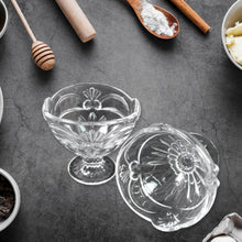 Glass Ice - Cream Cup Set, Home & Kitchen Serving or Dessert Cup (6 Pcs Set) - justgrabit.in | Just Grab It