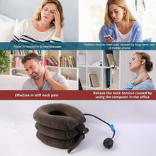 3 Layer Inflatable Cervical Neck Traction Support Collar (1 Pc) - justgrabit.in | Just Grab It