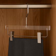 Heavy - Duty Transparent Acrylic Hanger With Adjustable Clips - justgrabit.in | Just Grab It