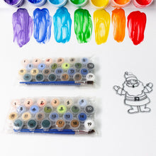 Paint by Number Kits 2 Set 19 Number Color, 6 paint brushes (2 Set) - justgrabit.in | Just Grab It