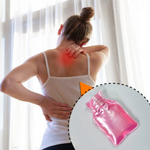 Simple Pink small Hot Water Bag with Cover for Pain Relief, Neck, Shoulder Pain and Hand, Feet Warmer, Menstrual Cramps. - Justgrabit Inc.