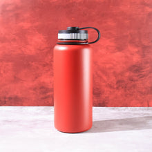 Red Stainless Steel Double Wall Vacuum - Insulated Drink Water Bottle (1000 ML) - justgrabit.in | Just Grab It
