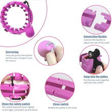 Smart Fitness Hula Hoops with Ball and Intelligent Counter (1 Pc / Loose) - justgrabit.in | Just Grab It